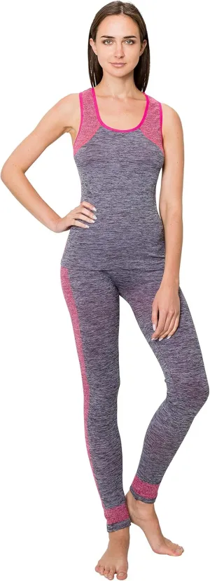 ALWAYS Activewear for Women Set - Super Stretch Yoga Top High Waisted Leggings