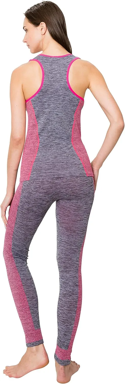 ALWAYS Activewear for Women Set - Super Stretch Yoga Top High Waisted Leggings