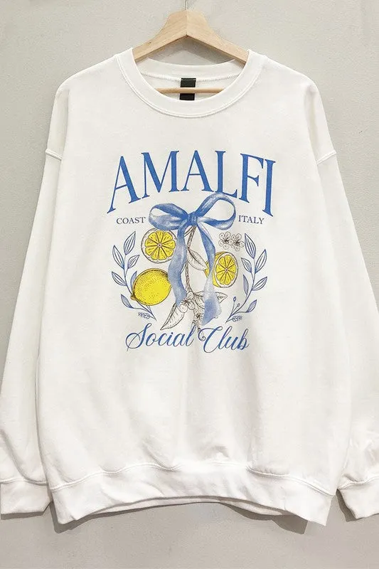 Amalfi Social Club Sweatshirt S-XL Vintage authenticity