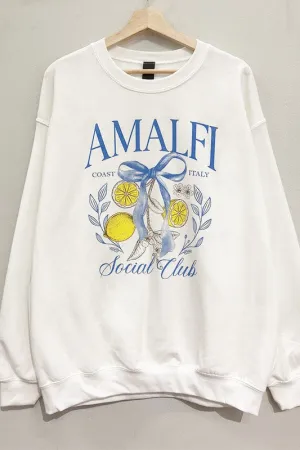 Amalfi Social Club Sweatshirt S-XL Light Daily Amalfi Social Club Sweatshirt S-XL Anti Odor Technology Cool Layer Wear