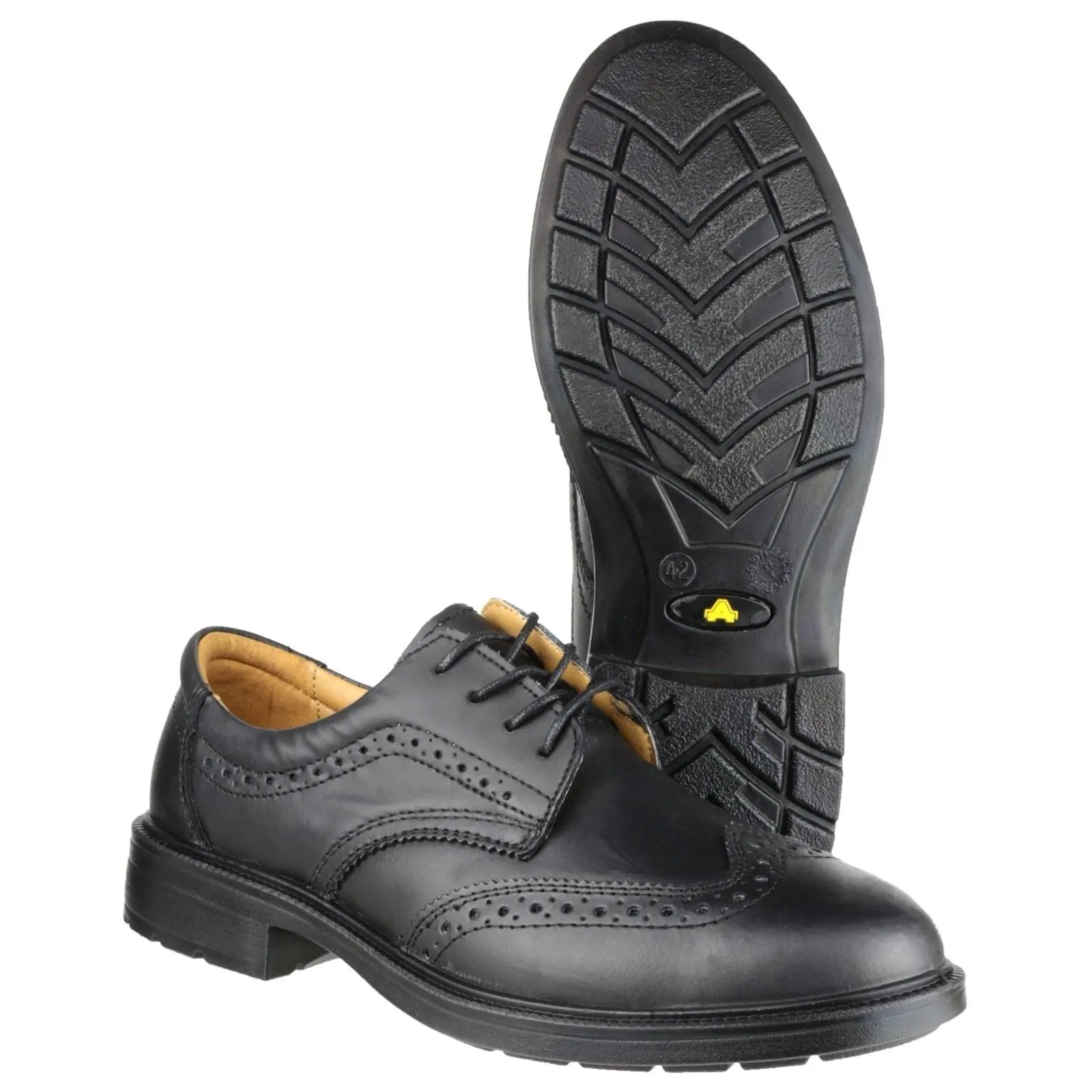 Amblers Safety FS44 Leather Black
