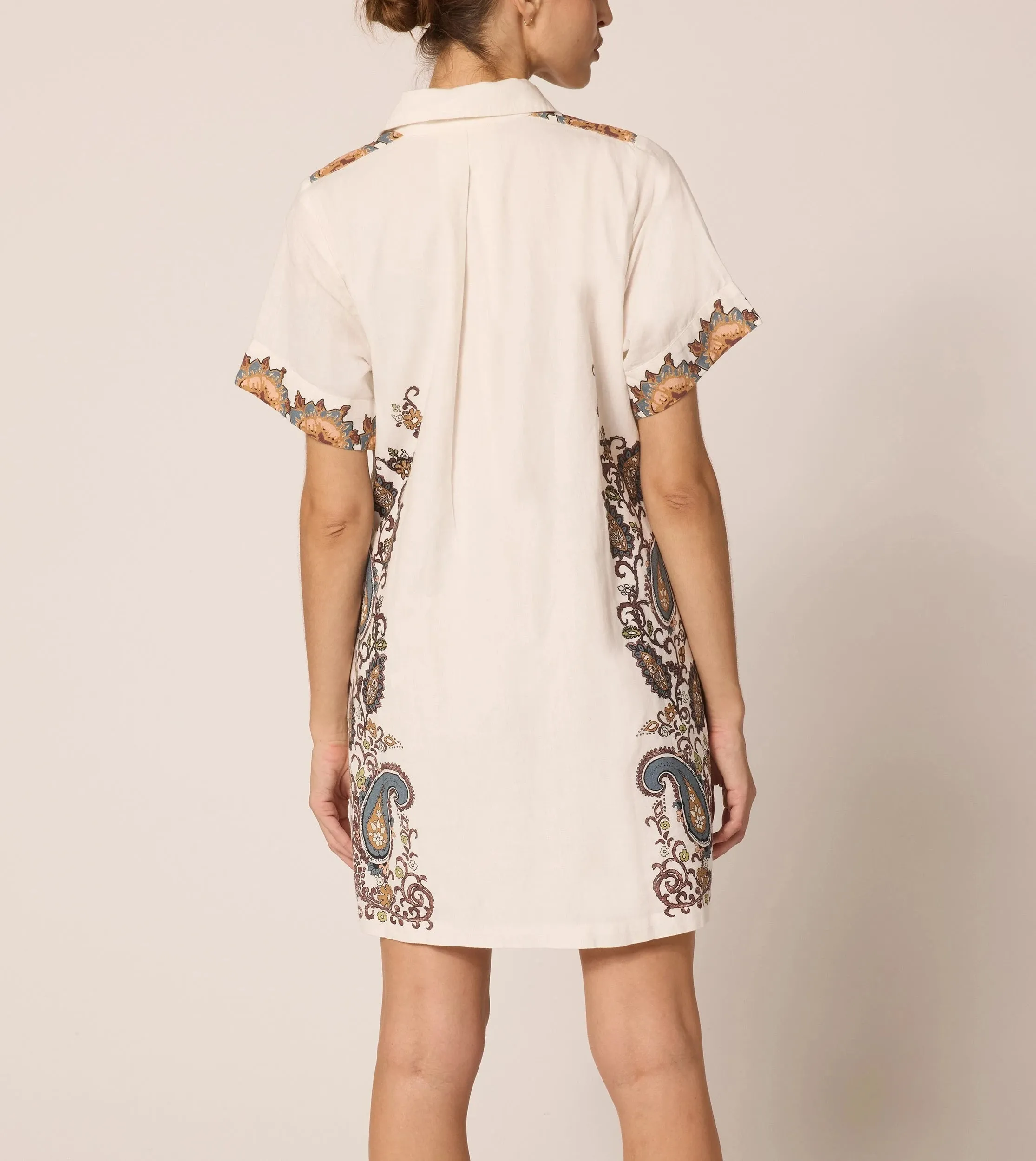 Anahita Mini Dress | Veneto Paisley Global Style
