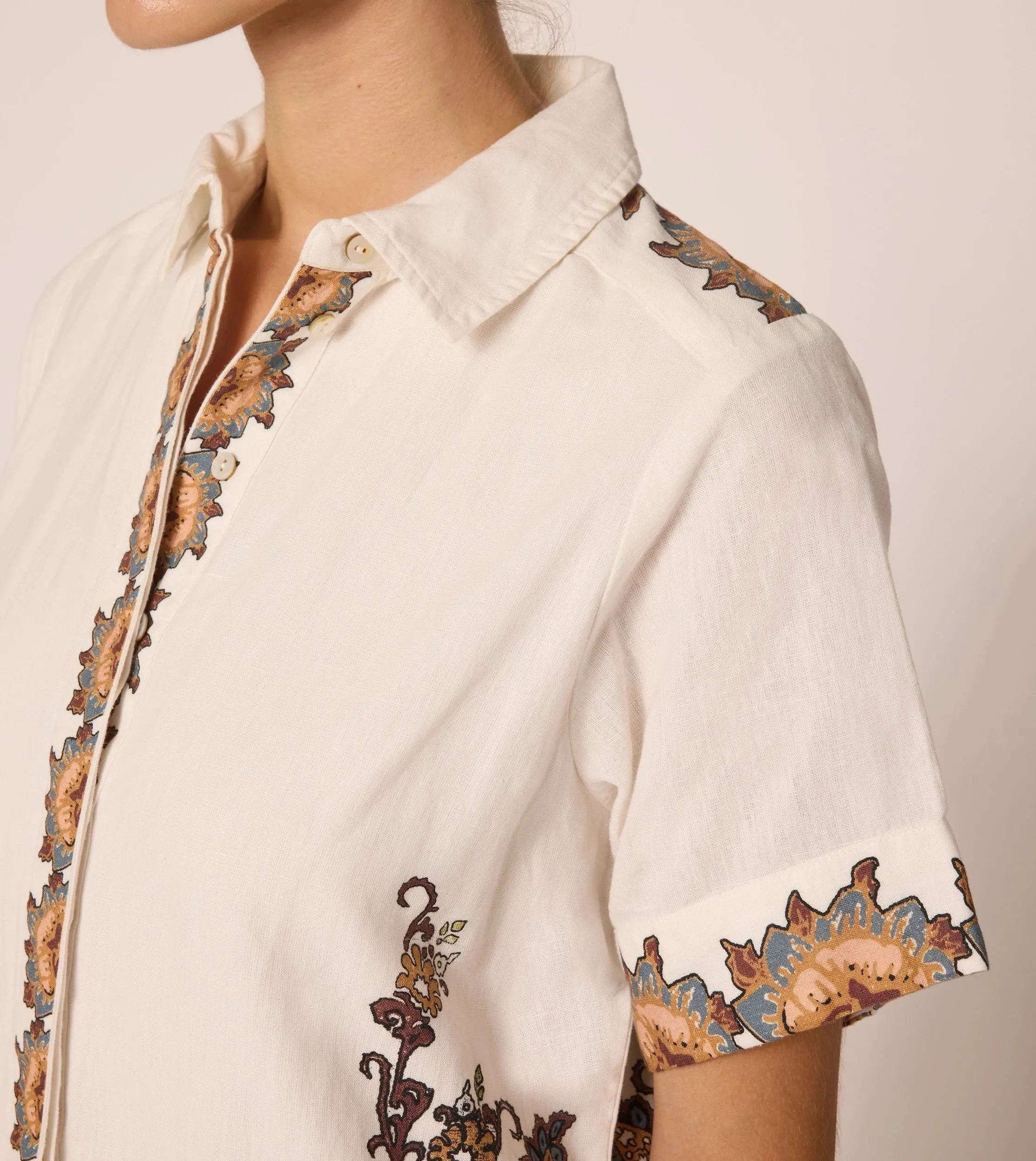 Autumn-Season Anti-bacterial Anahita Mini Dress | Veneto Paisley