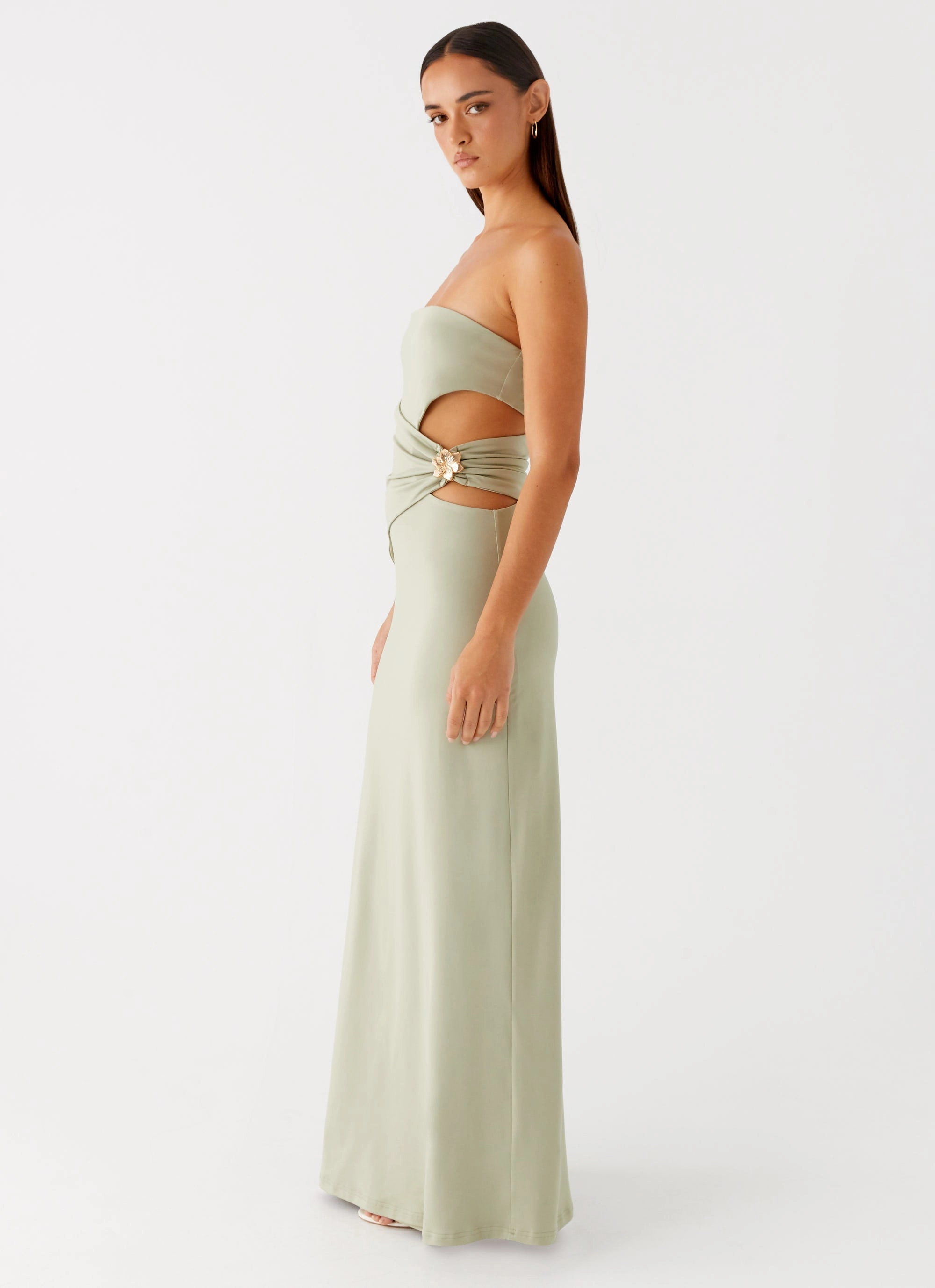 Anetta Maxi Dress - Sage Timeless Energy