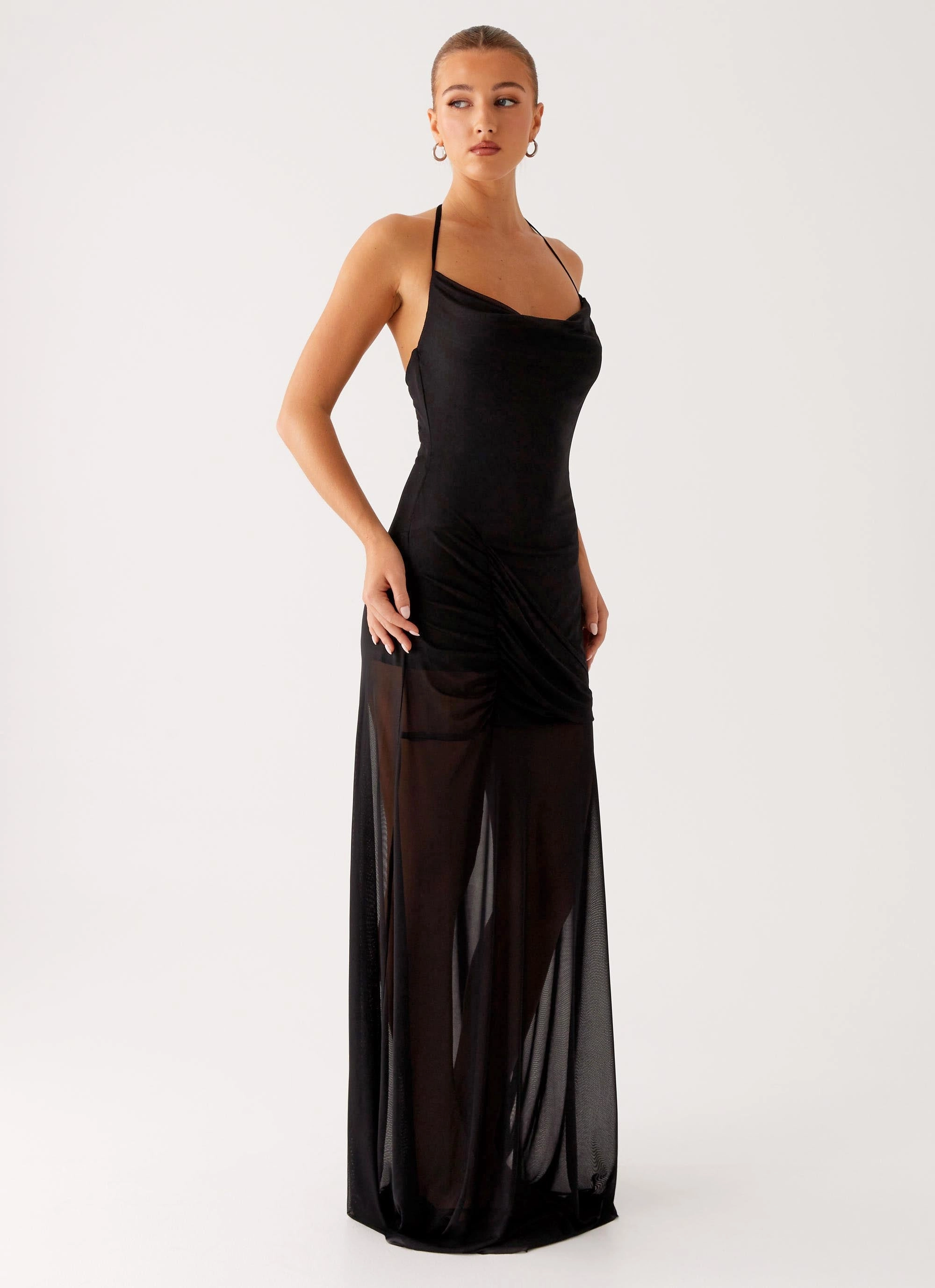 Mckinley Maxi Dress - Black Style Base