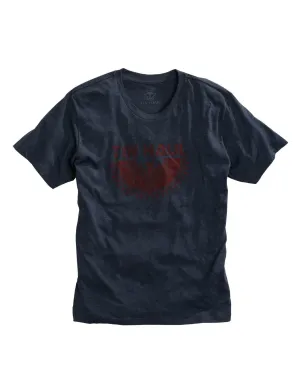 Anti-static Tin Haul Mens Navy Cotton Blend Aztec Eagle S/S T-Shirt Minimalist fashion youth trend Tin Haul Mens Navy Cotton Blend Aztec Eagle S/S T-Shirt