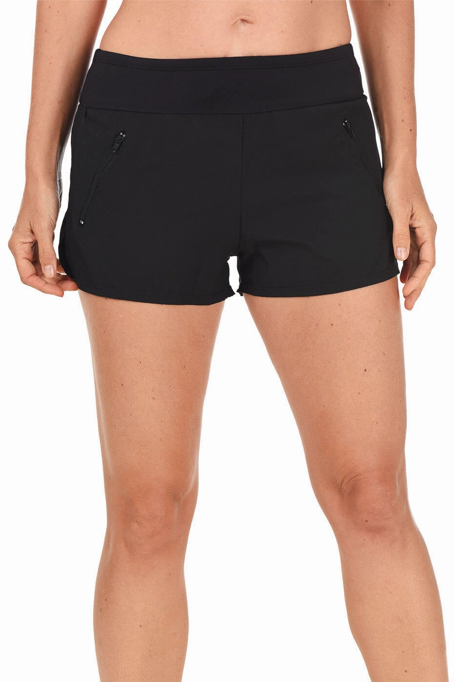 TailoredCut Compression Fit Stretch Woven Beach Short