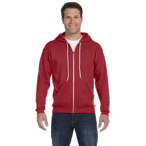 Anvil Men's Independence Red Full-Zip Hooded Fleece