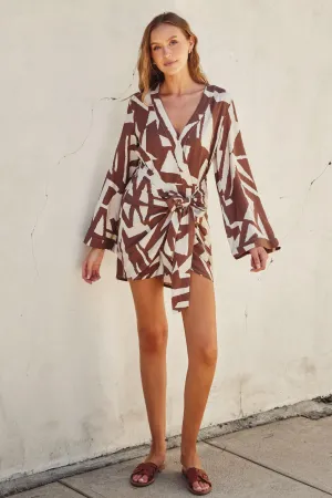 ANYA WRAP MINI DRESS Lightweight items Work Ready ANYA WRAP MINI DRESS