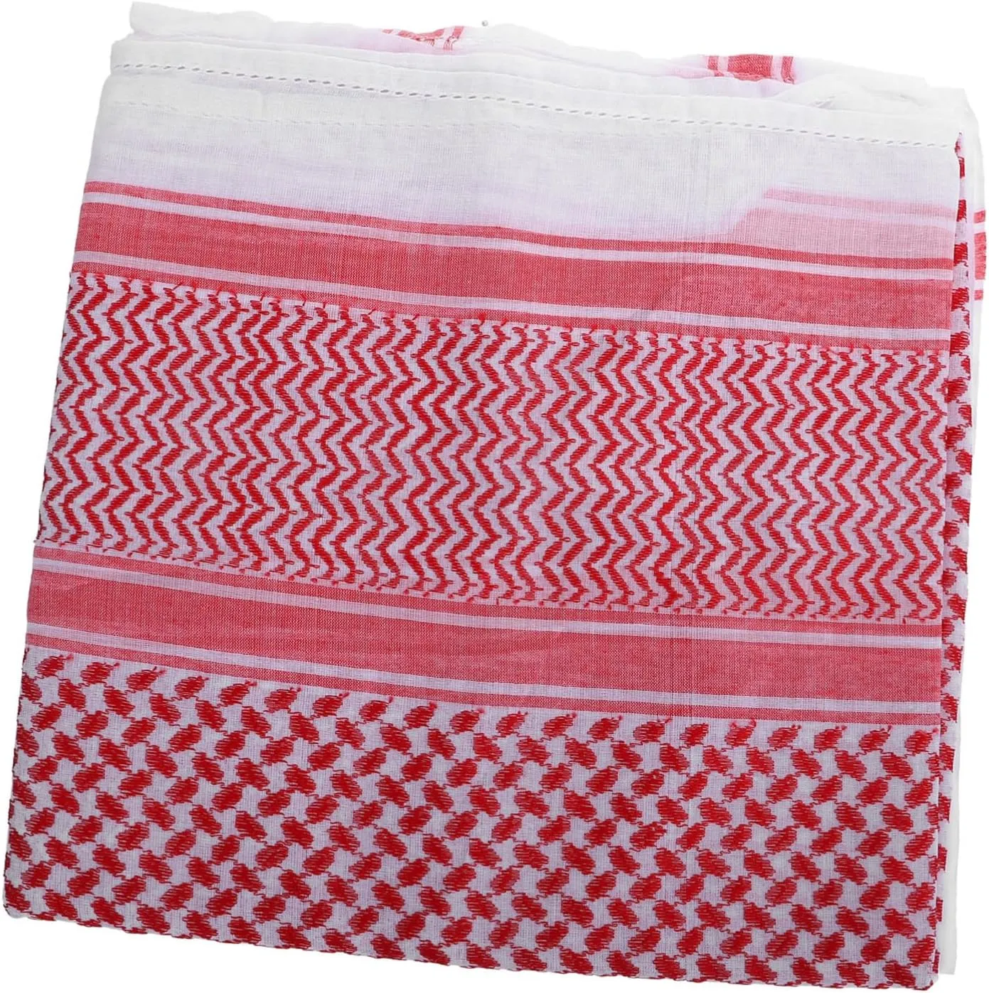 Arab Headscarf for Men Dubai Style Shemagh Breathable Lightweight Versatile Neck Scarf Headwear for Hot Cold Weather Unique Arabian Costume Accessory