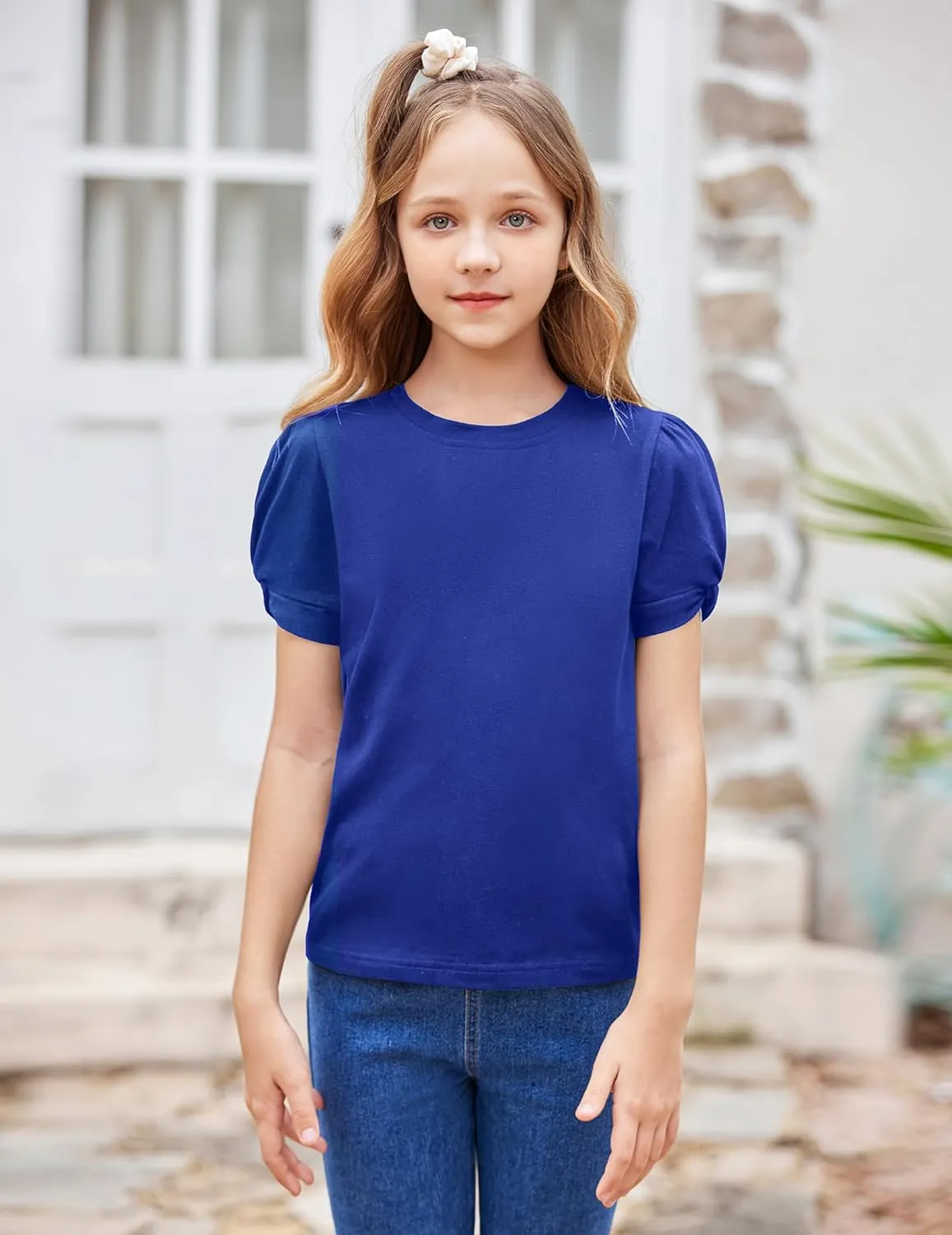 Arshiner Girls T Shirts Twist Short Sleeve Summer Tee