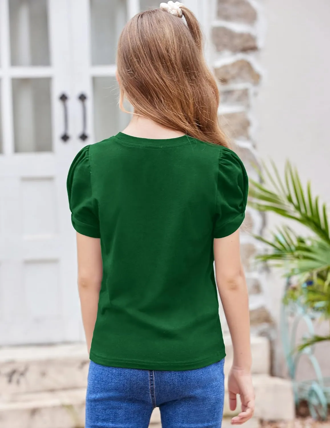 Arshiner Girls T Shirts Twist Short Sleeve Summer Tee