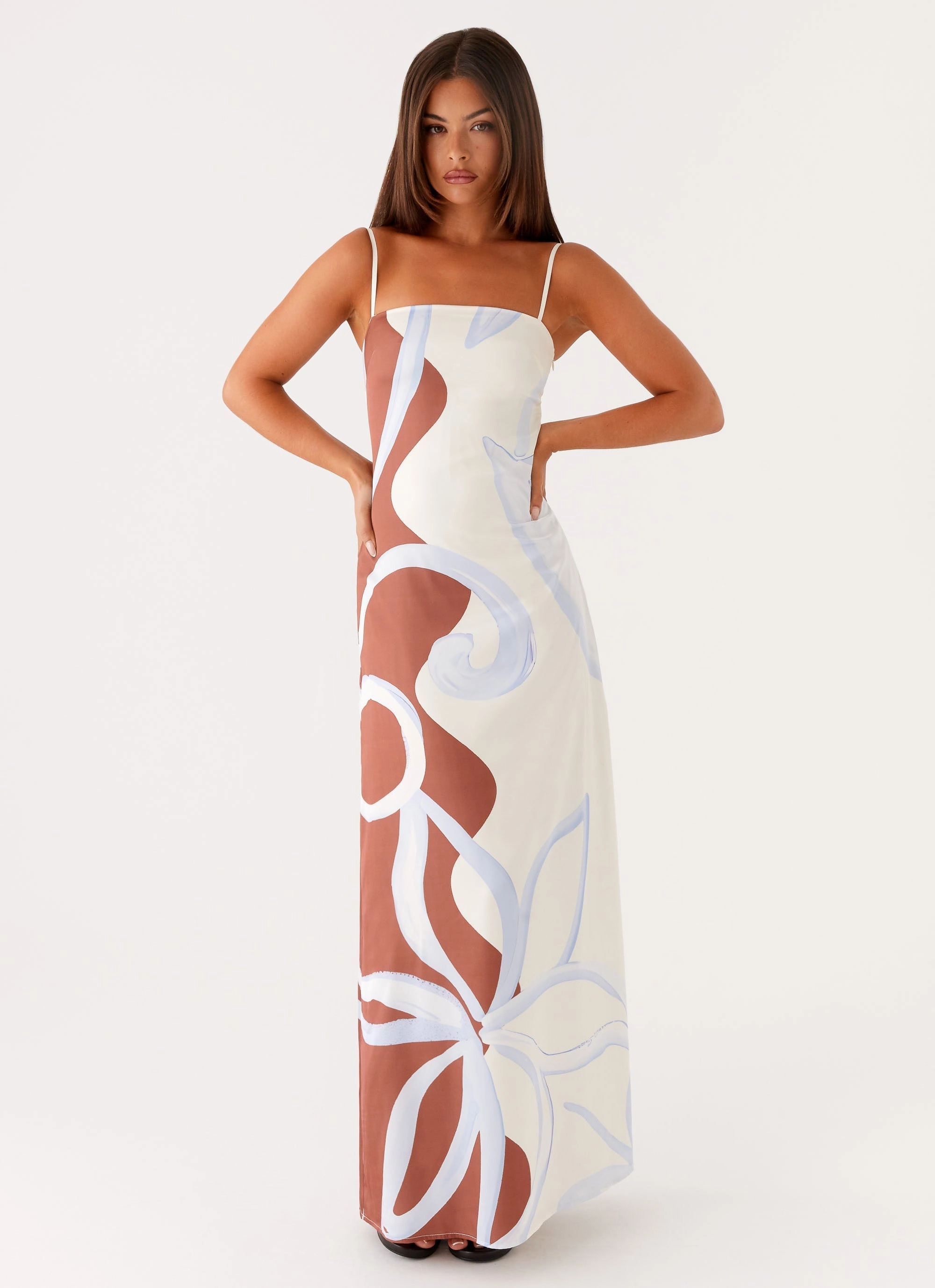 Work Flex Aster Bloom Maxi Dress - Bloom Wave Print