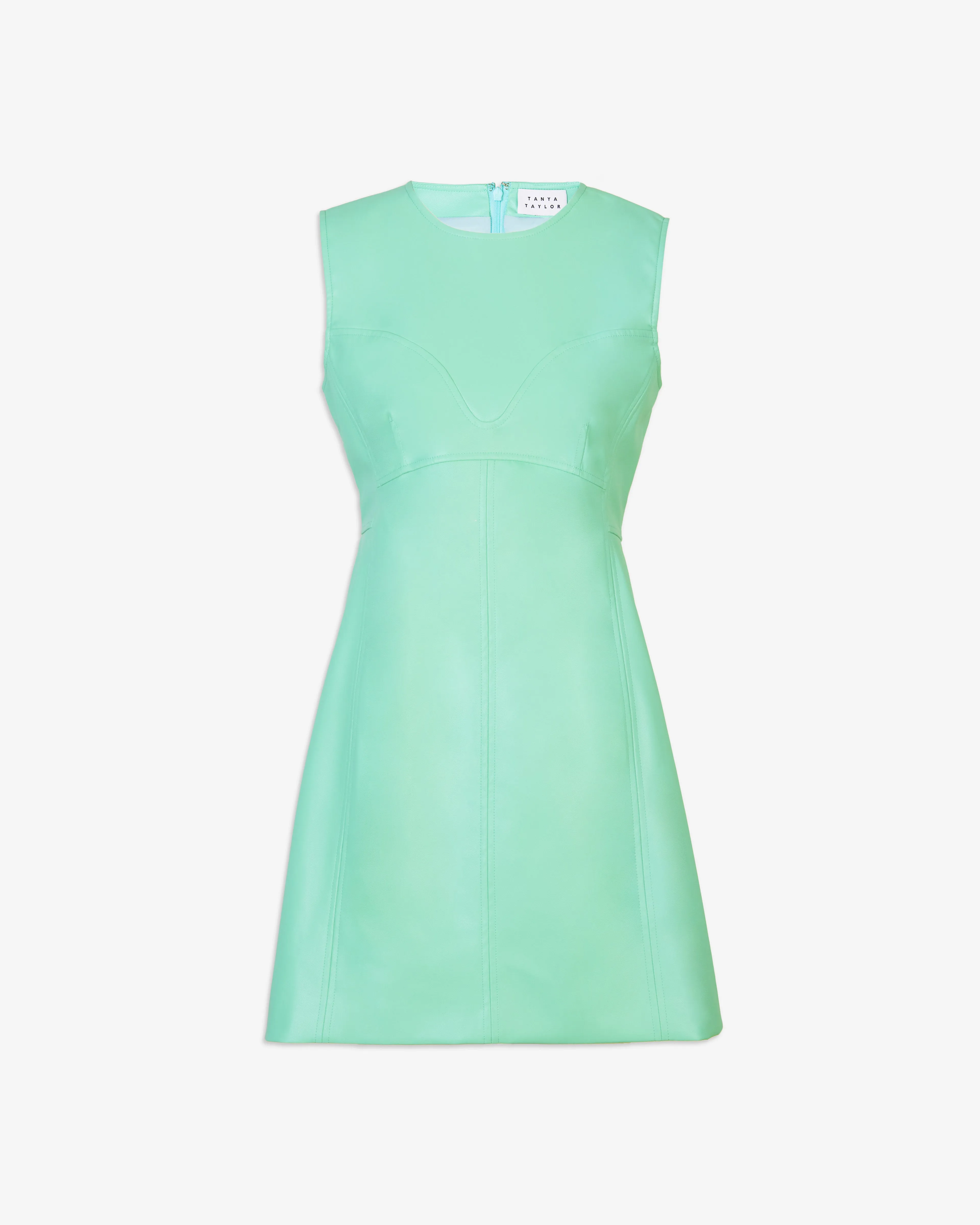 Monochrome Mood WaterRepellentCoating Sleeveless Antonella Dress