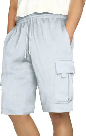 Athletic Shorts Men with Pockets Loose Fit Stretch Travel Activewear Baggy Ripstop Suit Walking Shorts