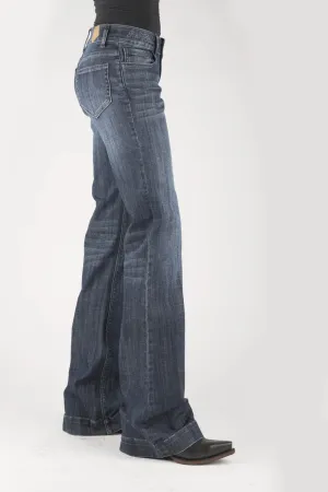 Authentic Touch Tin Haul Womens Blue Cotton Blend 460 Ella Plain Back Jeans Abrasion Resistant Fabric Tin Haul Womens Blue Cotton Blend 460 Ella Plain Back Jeans