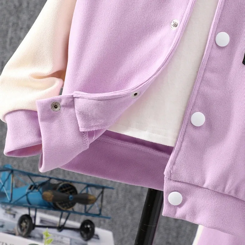 Autumn Kids Hooded Overcoat Set