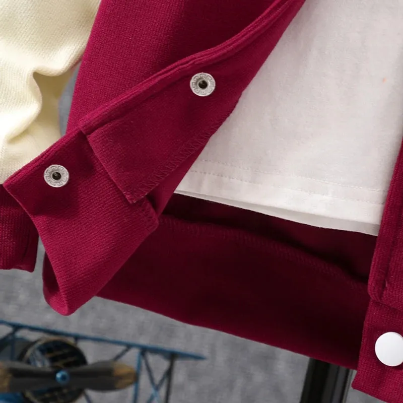 Autumn Kids Hooded Overcoat Set