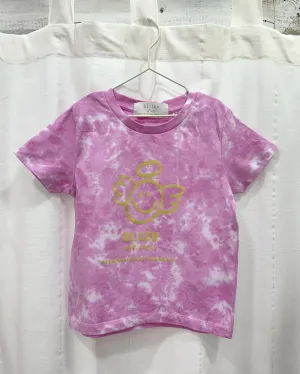 BABY & KIDS ANGEL BUBBLE PINK - Tie Dye Organic Cotton T-shirt