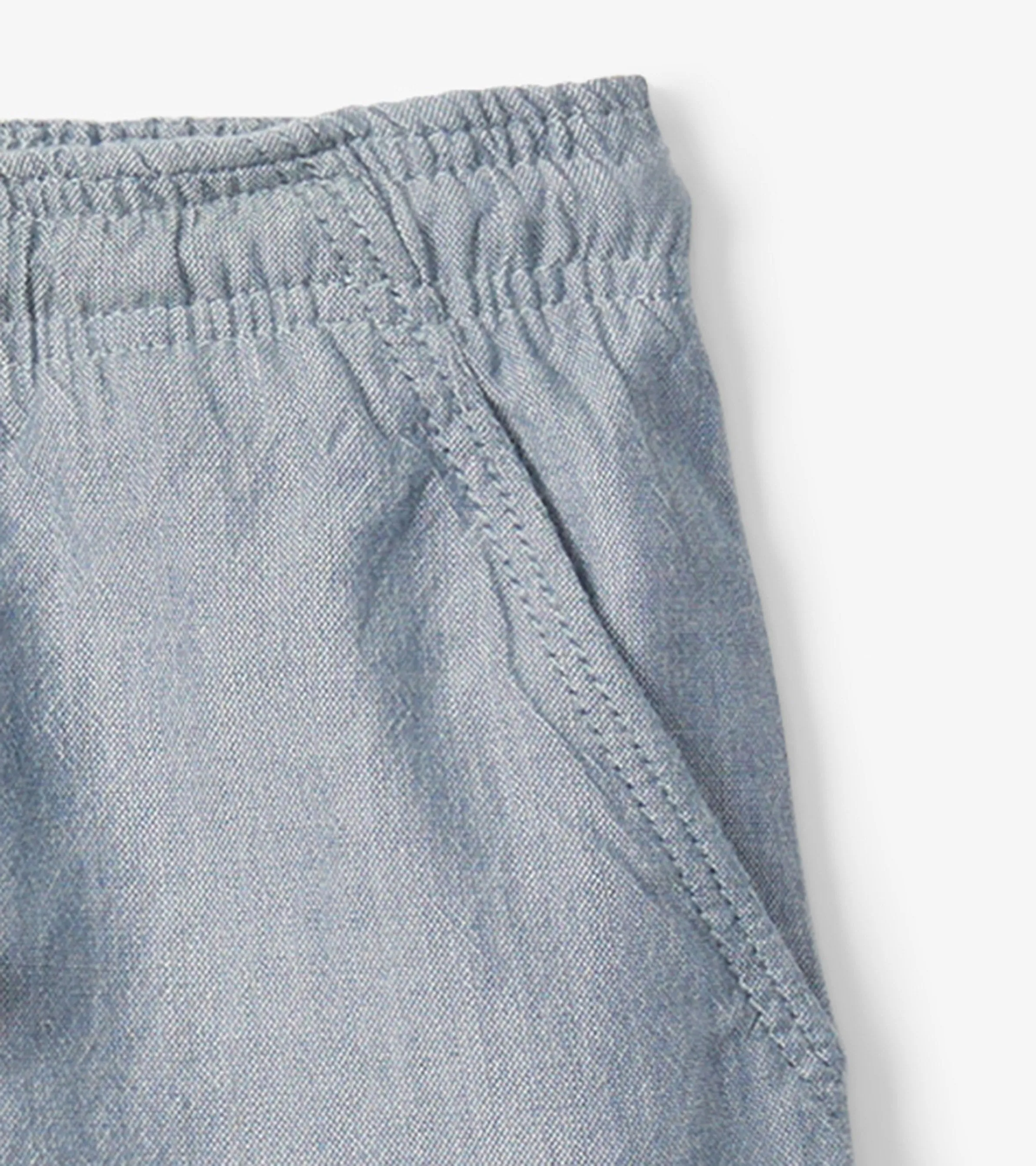 Baby & Toddler Boys Chambray Pull On Shorts