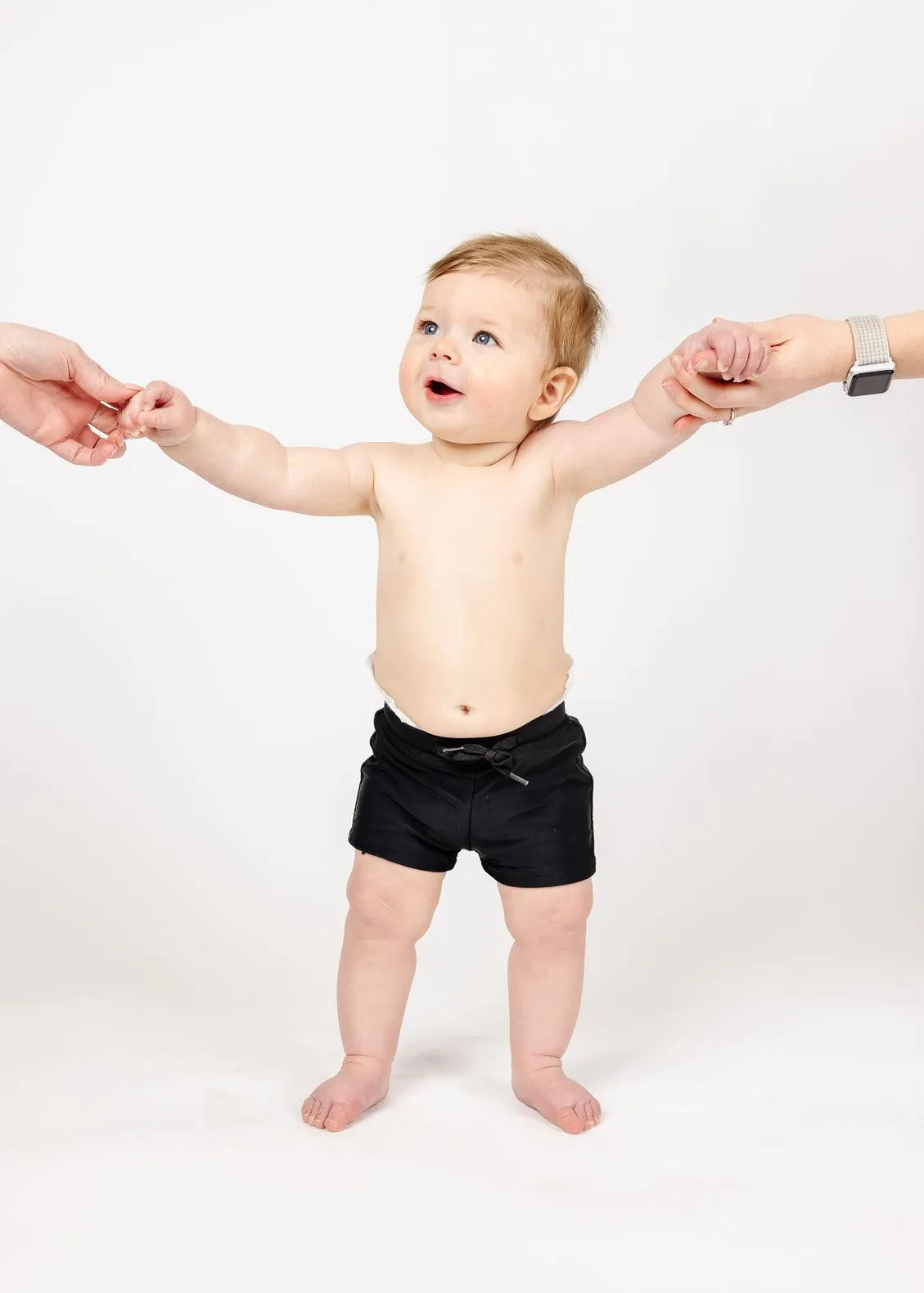 Baby Euro Shorts | Black