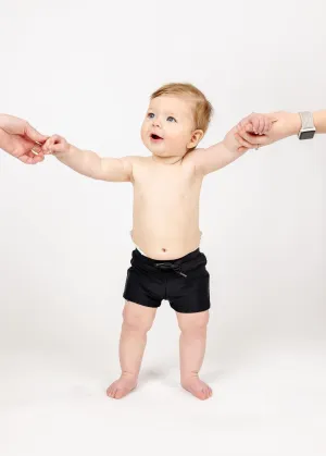 Baby Euro Shorts | Black