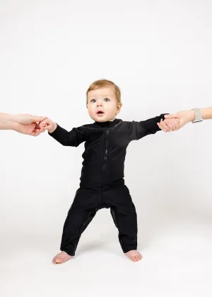 Baby Rashguard One-Piece (Unisex) | Black