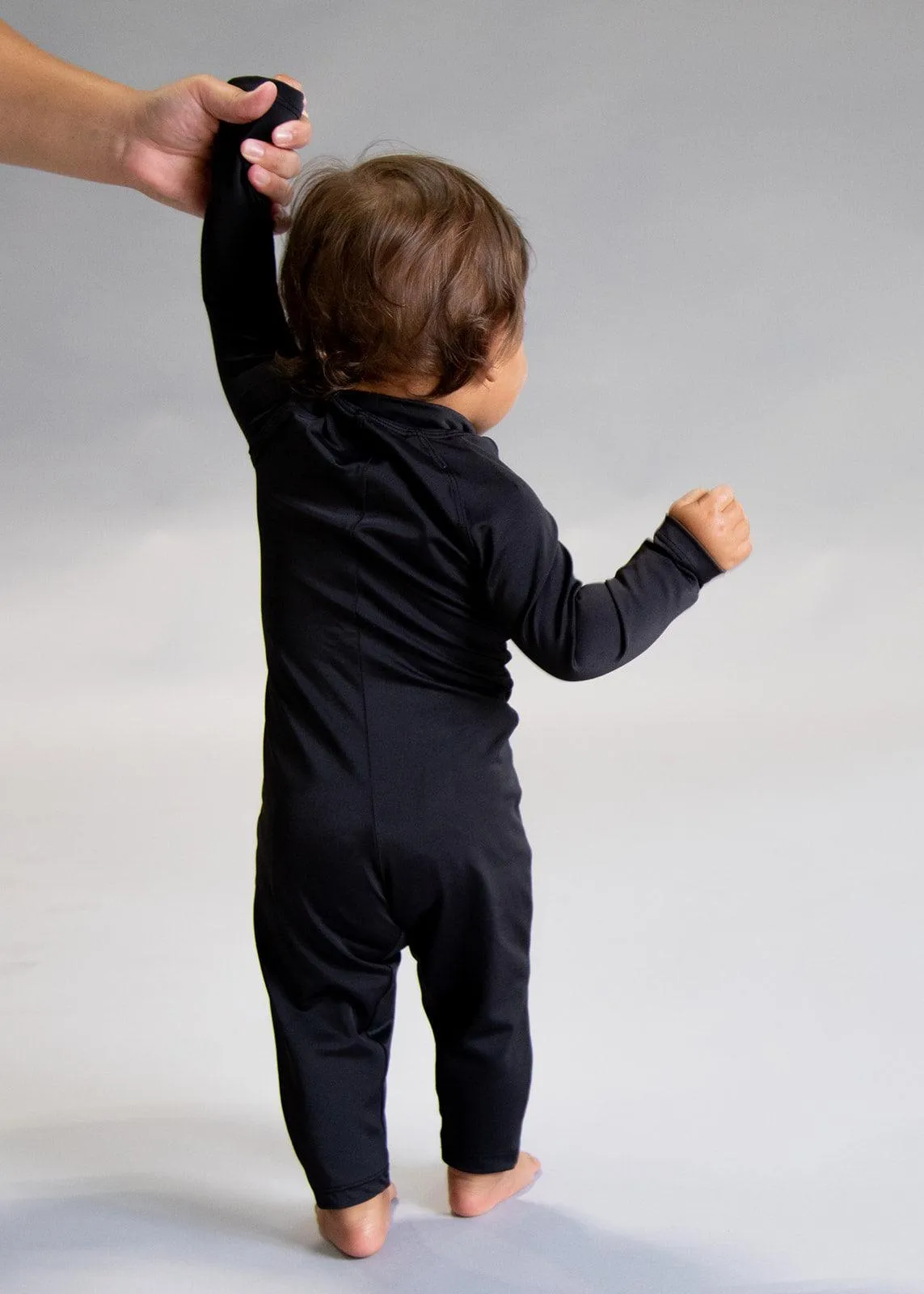 Baby Rashguard One-Piece (Unisex) | Black