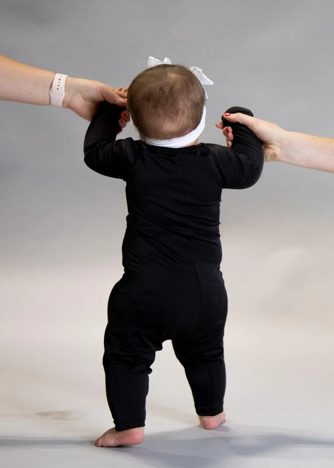 Baby Rashguard One-Piece (Unisex) | Black