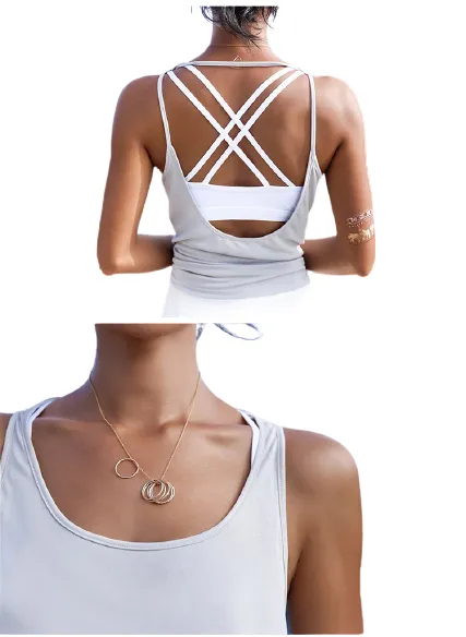 Backless Sports Tank Top