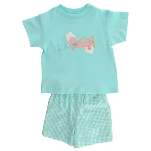 Bailey Boys Love at First Flight Boys Short Set