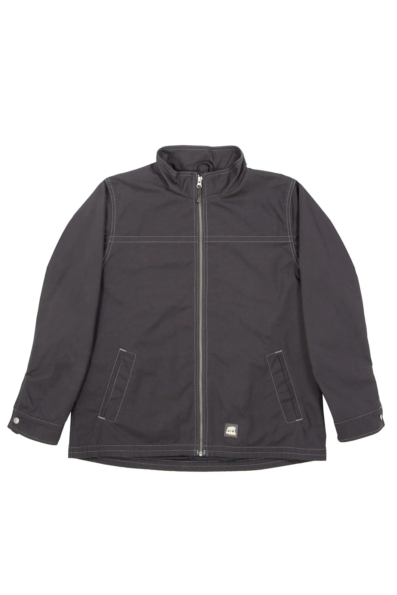 Outdoor Adventure Stylish Family Style Minimalist Eco Friendly Berne Slate Cotton Blend Ladies Lightweight Ripstop Jacket