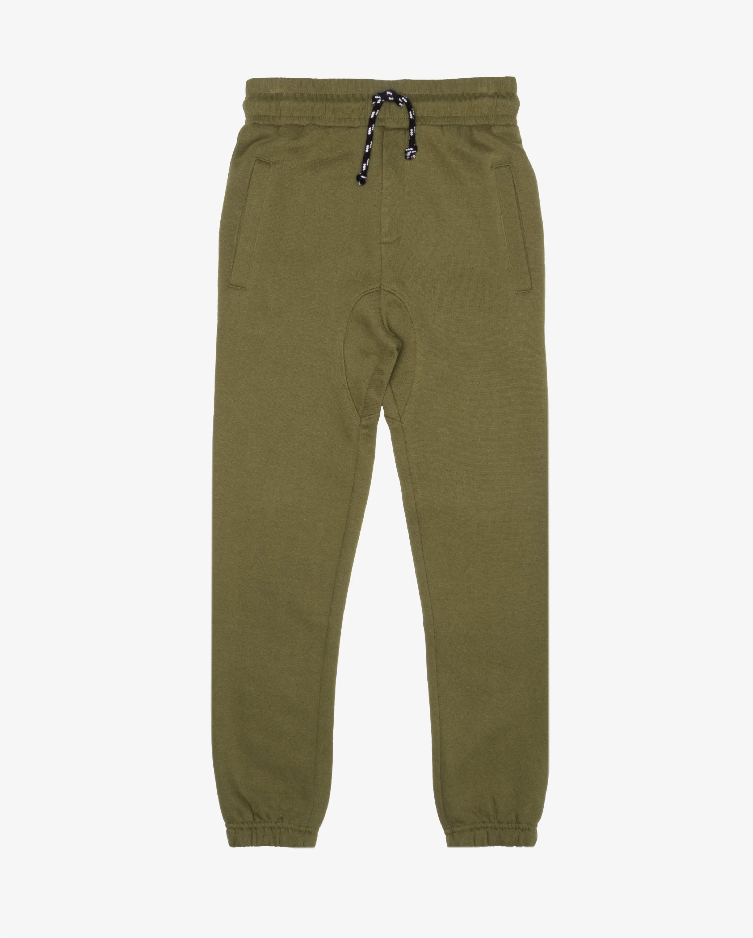 BAND OF BOYS | Khaki Green Fleece Joggers