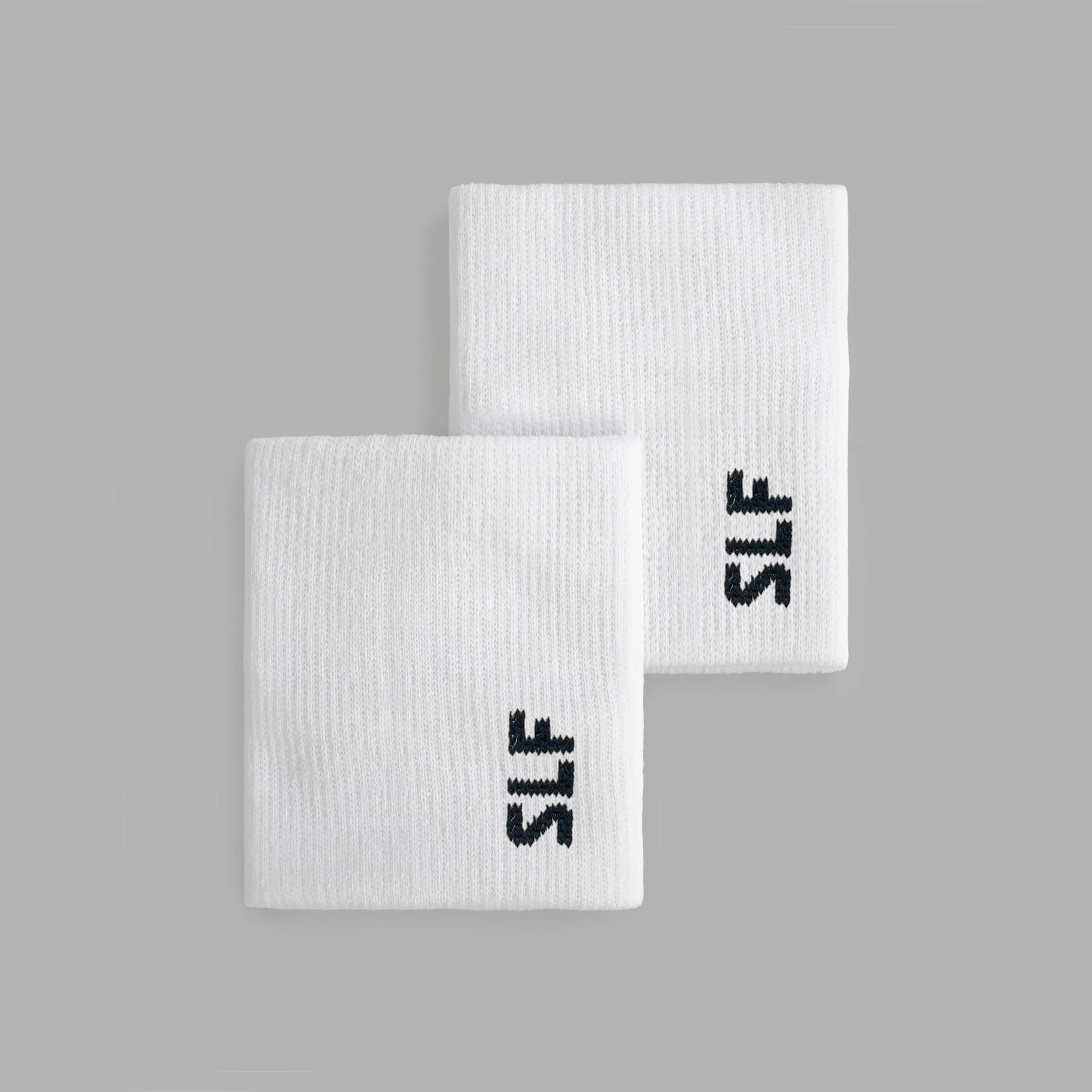 Basic White Drip Wristbands (Pair) for Kids