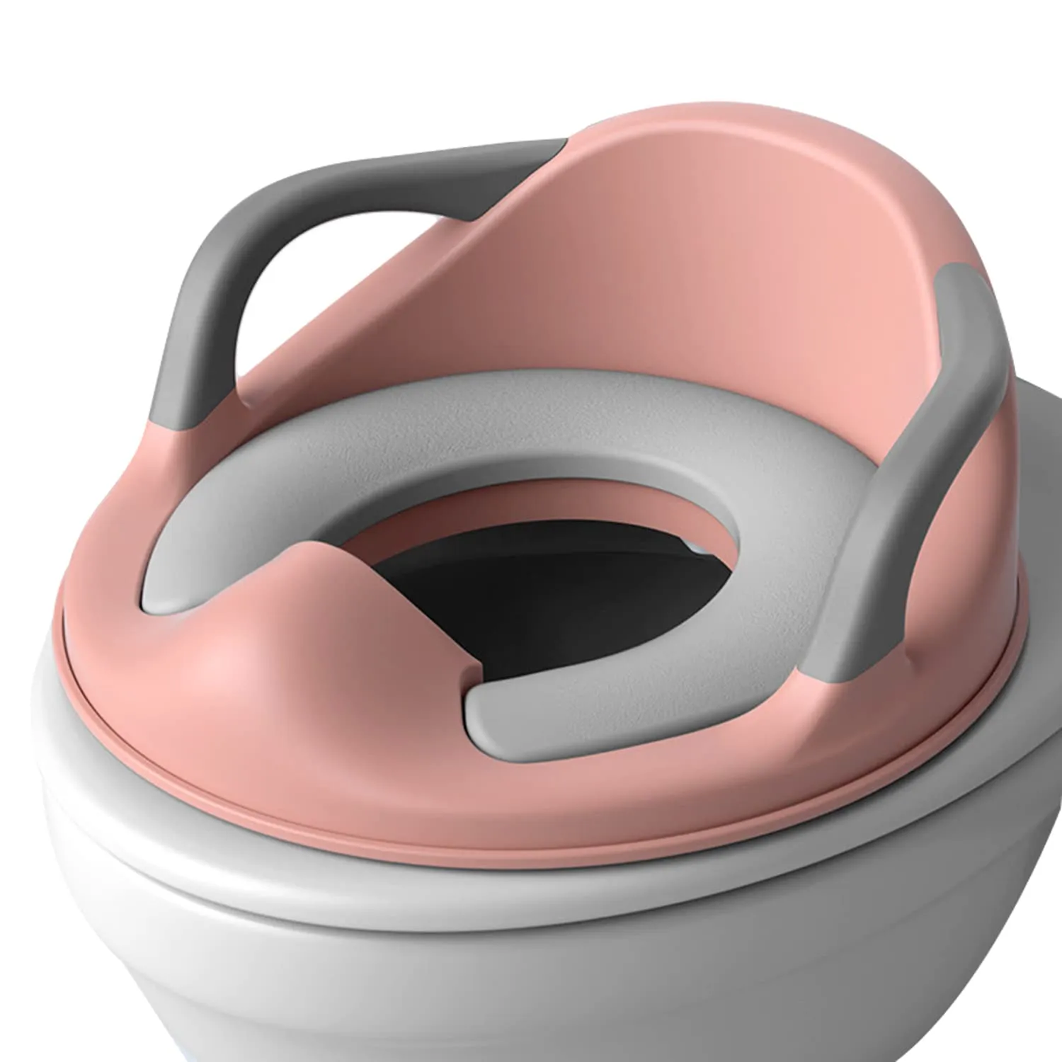 Baybee Melo Baby Potty Training Seat, Kids Western Toilet Seat for Kids with Lock Adjustable, Handle & Cushion Seat