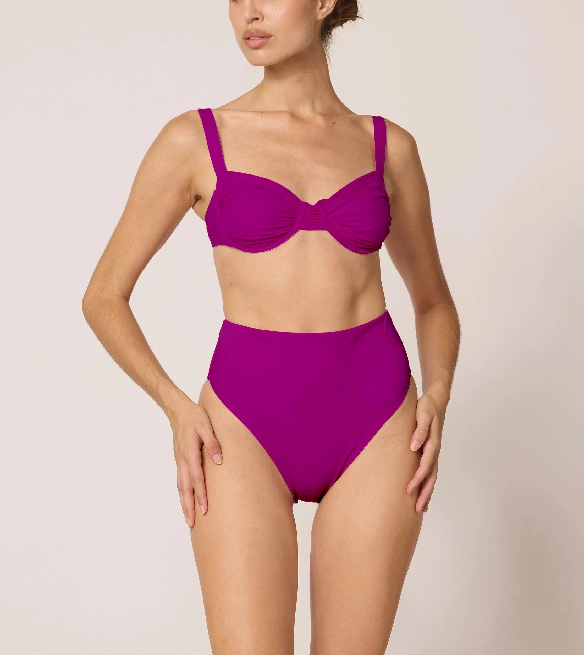 Beckett Top | Deep Orchid Neon-Bright
