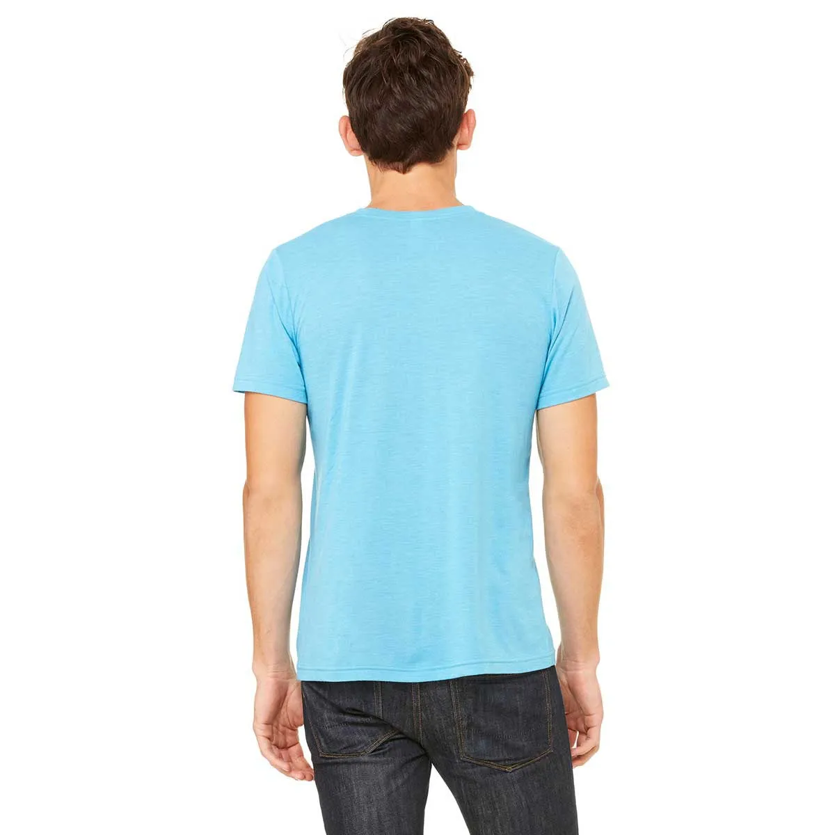 Bella   Canvas Unisex Aqua Triblend Short-Sleeve T-Shirt