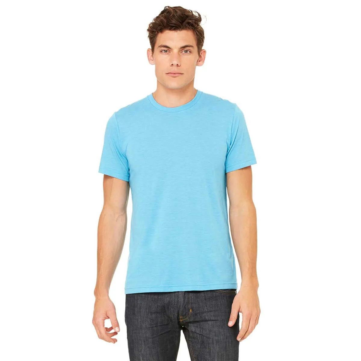 Bella   Canvas Unisex Aqua Triblend Short-Sleeve T-Shirt