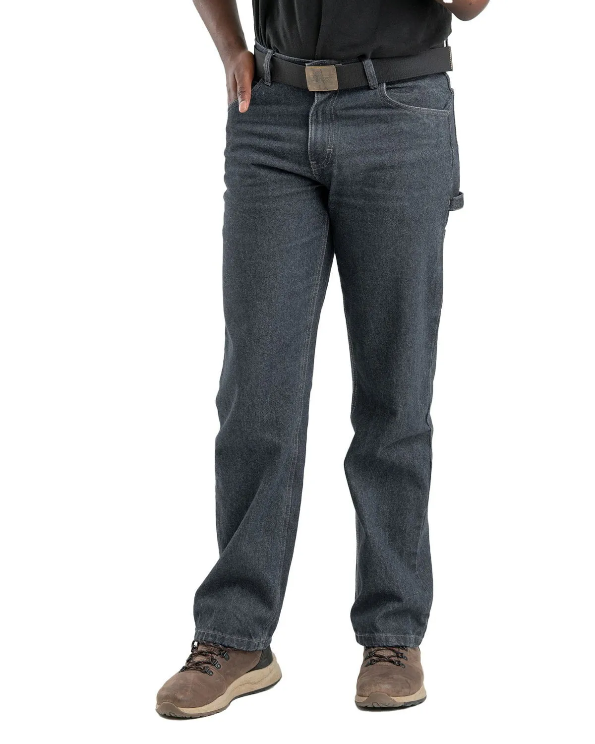 Travel Outfit Chill Outfit Date Night Rainy Day Everyday Berne Apparel Mens Heartland Flex Carpenter Stone Wash Cotton Blend Jeans
