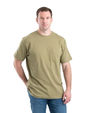 Berne Apparel Mens Heavyweight Pocket Tee Desert 100% Cotton S/S T-Shirt Gym Essential Berne Apparel Mens Heavyweight Pocket Tee Desert 100% Cotton S/S T-Shirt Street Chic
