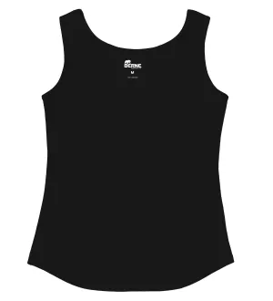 Berne Black Cotton Blend Ladies Lightweight Performance Tank S/L Temperature Regulating Tropical theme Brushed Inner Lining Berne Black Cotton Blend Ladies Lightweight Performance Tank S/L