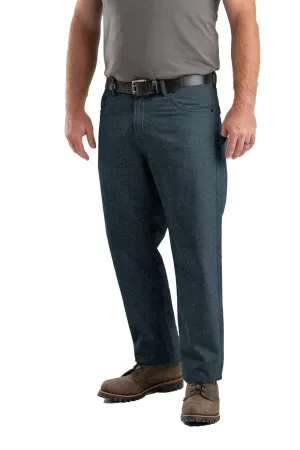 Berne Mens Classic Stone Wash Cotton Blend Heritage Flex Relaxed Fit Jeans 38X36 Modern Cut Berne Mens Classic Stone Wash Cotton Blend Heritage Flex Relaxed Fit Jeans 38X36 Mid Rise Durable Triple Stitched Seams