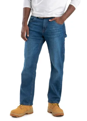 Berne Mens Heritage Relaxed Fit Carpenter Classic Stone Wash 100% Cotton Jeans All Day Comfort Berne Mens Heritage Relaxed Fit Carpenter Classic Stone Wash 100% Cotton Jeans Blended Style Comfort waistband