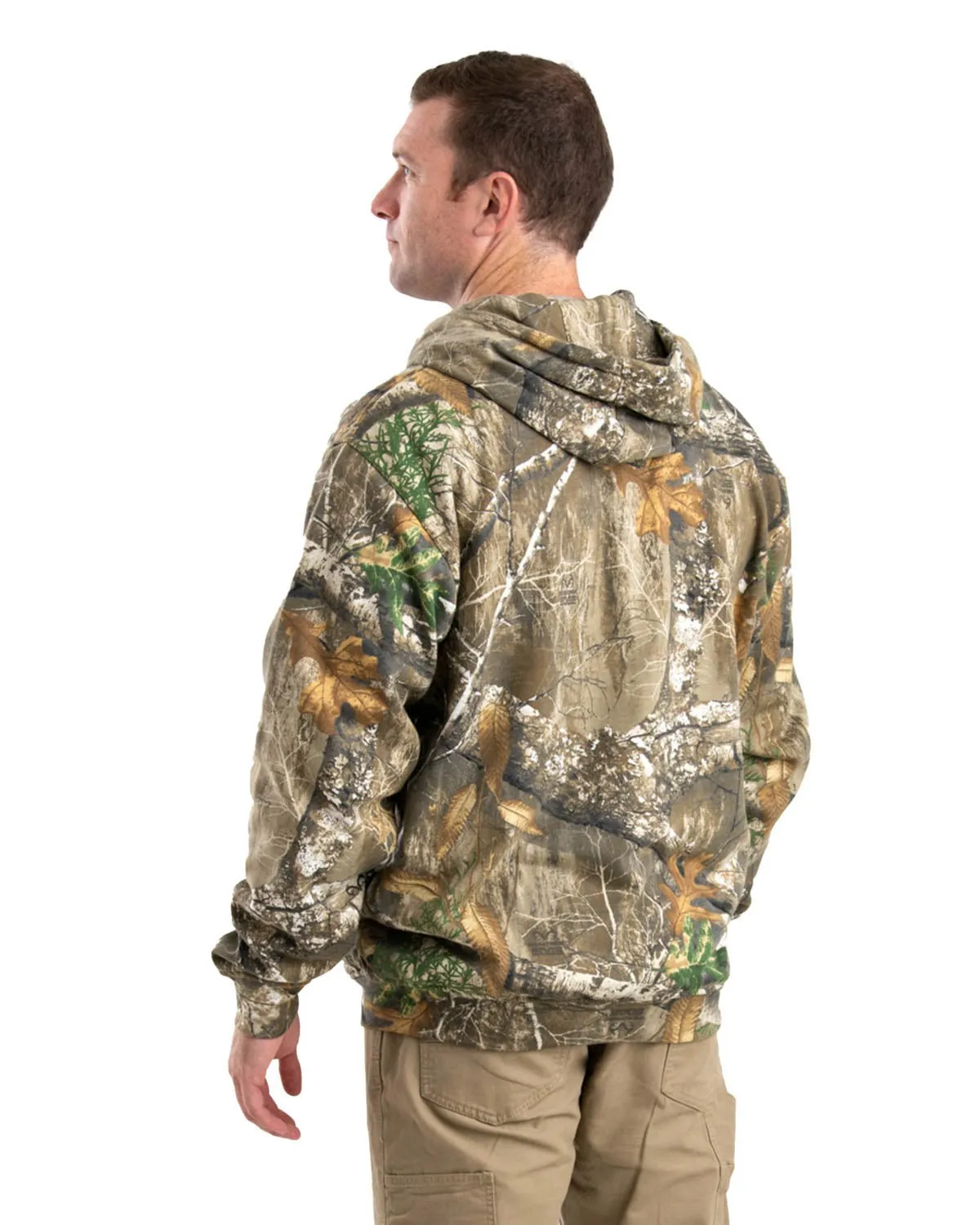 Berne Mens Realtree Edge Cotton Blend Hooded Sweatshirt Limited Edition