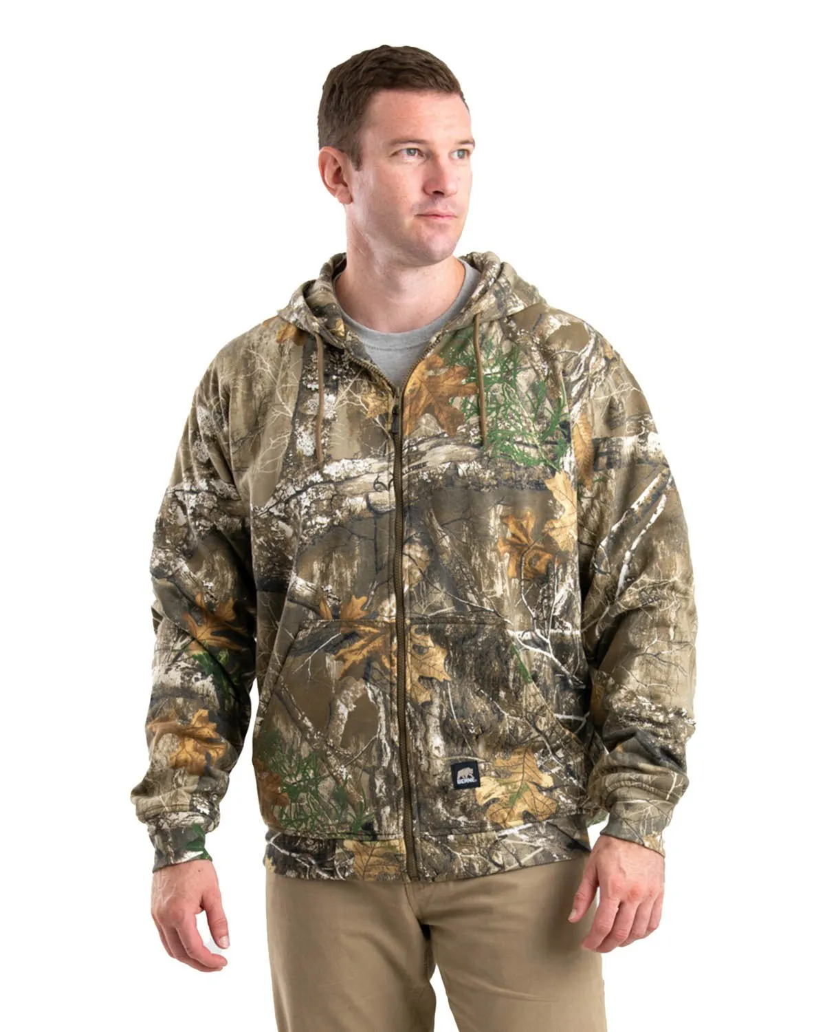 Berne Mens Realtree Edge Cotton Blend Hooded Sweatshirt Job Interview