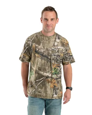 Berne Mens Realtree Edge Cotton Blend Lightweight Performance Tee S/S Unisex style Everyday Fashion Printed Pattern Berne Mens Realtree Edge Cotton Blend Lightweight Performance Tee S/S