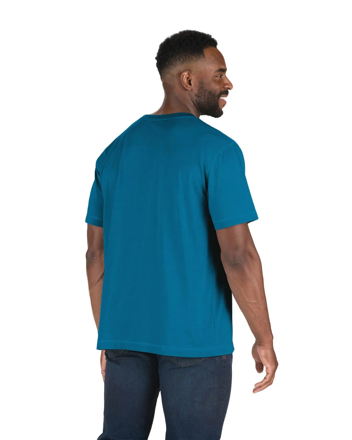 Berne Mens Riptide Cotton Blend Light Performance Tee S/S Relaxed Wear