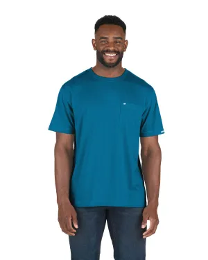 Berne Mens Riptide Cotton Blend Light Performance Tee S/S Rayon Softness On-The-Go Style Berne Mens Riptide Cotton Blend Light Performance Tee S/S