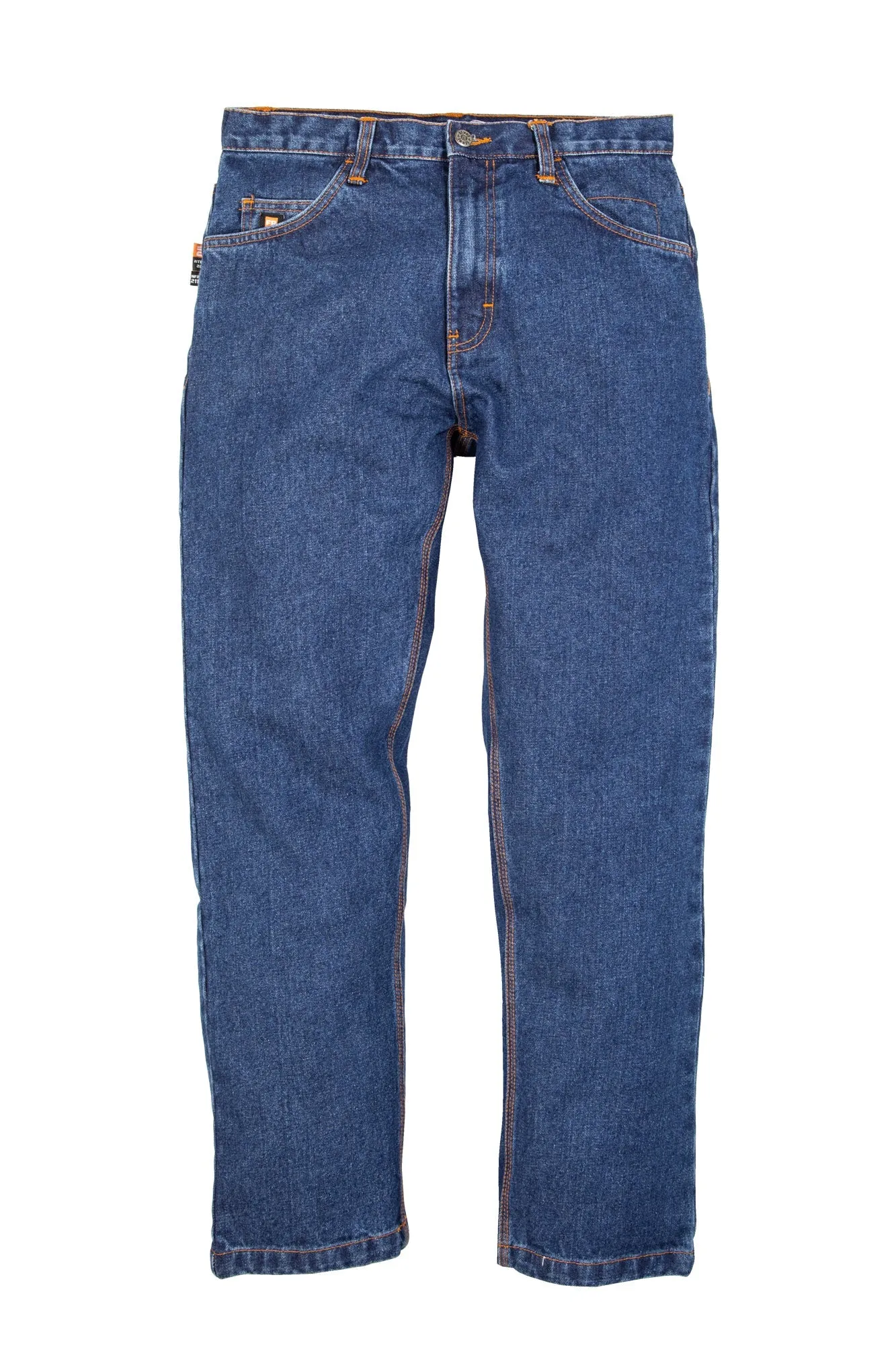 Universal Favorite Casual Friday Picnic Style Nature Lover Berne Mens Stone Wash Dark 100% Cotton FR 5-Pocket Jean