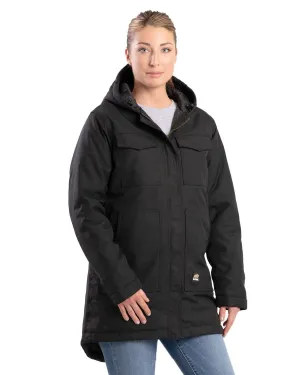 Berne Womens Icecap Parka Black 100% Nylon Insulated Jacket Customizable length Outfit Plan Berne Womens Icecap Parka Black 100% Nylon Insulated Jacket
